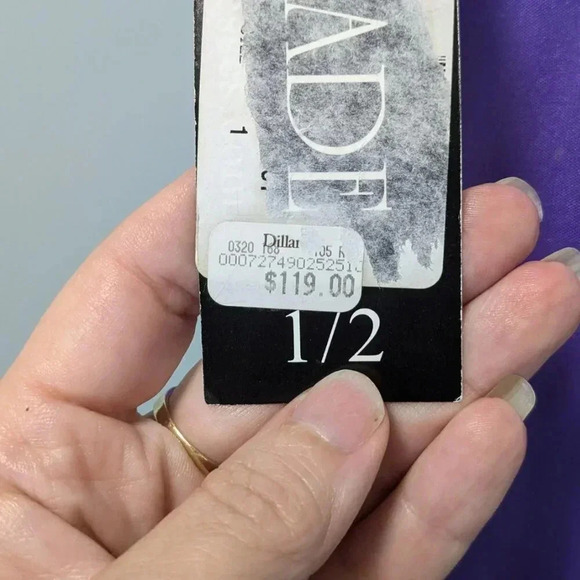 Masquerade Purple Cold Shoulder Dress - Size 1/2 - Picture 5 of 6